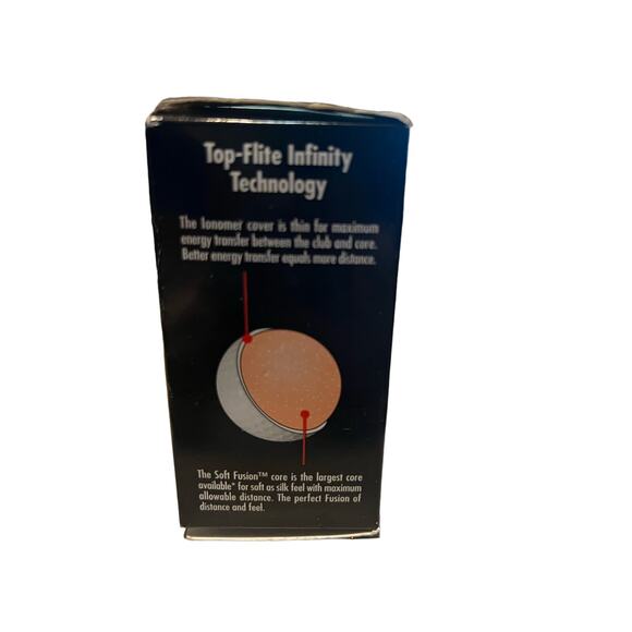 NEW ! Set of 2 Top-Flite Infinity Golf Balls - Picture 3 of 4